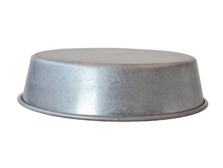 Round moulds made of alusteel for cake and pizza
