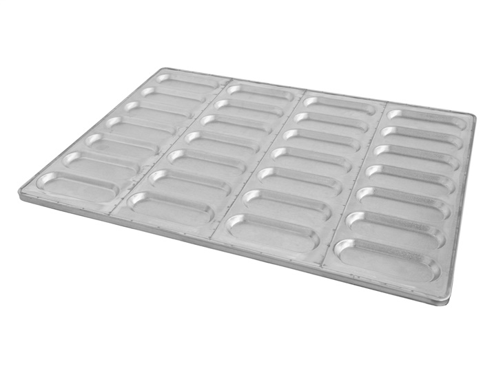 Product | Pan with moulds for hot-dog rolls