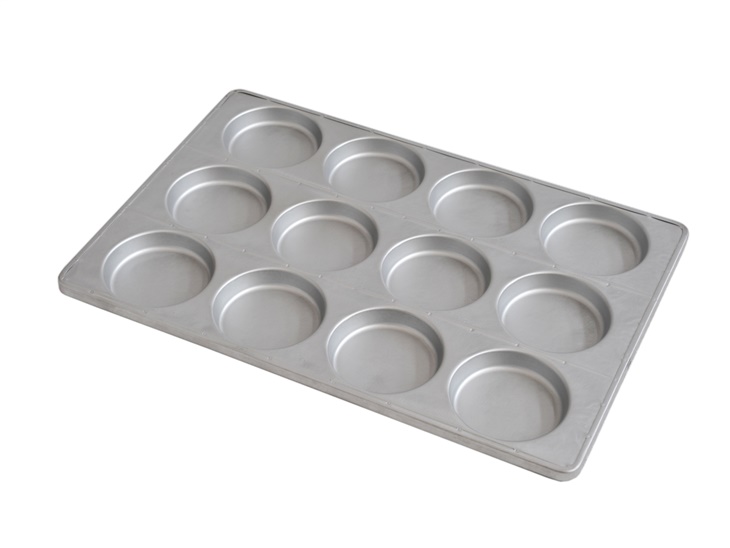 Pan with round moulds D.120mm for pizza and focaccia