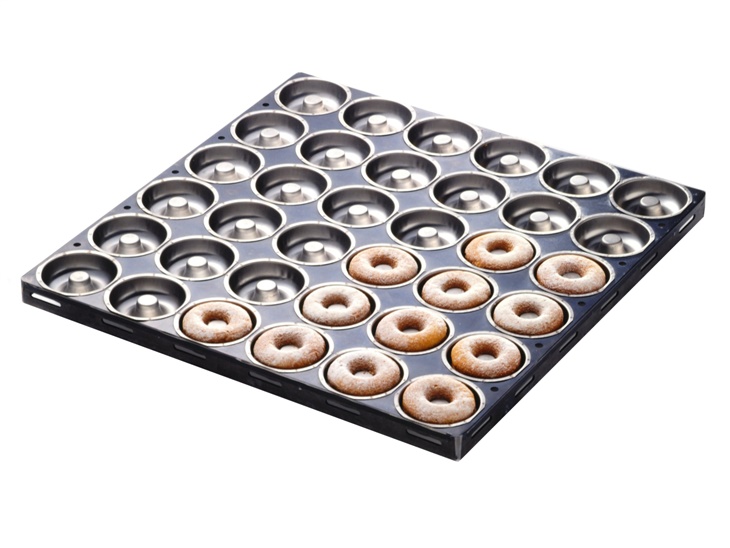Pan for doughnut and krapfen